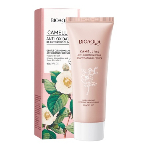 BIOAQUA Пенка для лица с экстрактом камелии,скидка