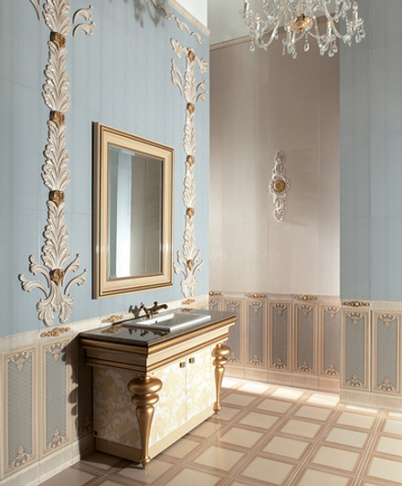 Керамическая плитка настенная Mapisa Versus Bosrie Skyblue 25x70