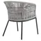 Плетеный стул Haugen, серый