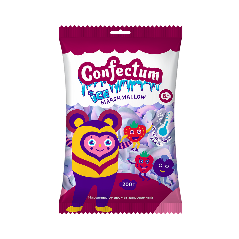 Маршмеллоу «Confectum Twisted» с ароматом лесных ягод, 200 гр х 14
