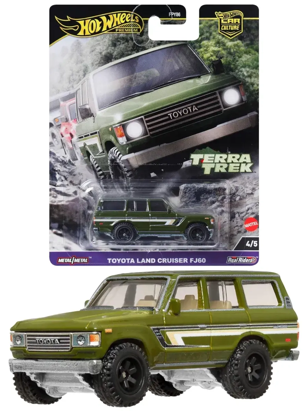 Машинка Хот Вилс Премиум Toyota Land Cruiser FPY86 HRV88