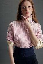 Рубашка в полоску "pink"