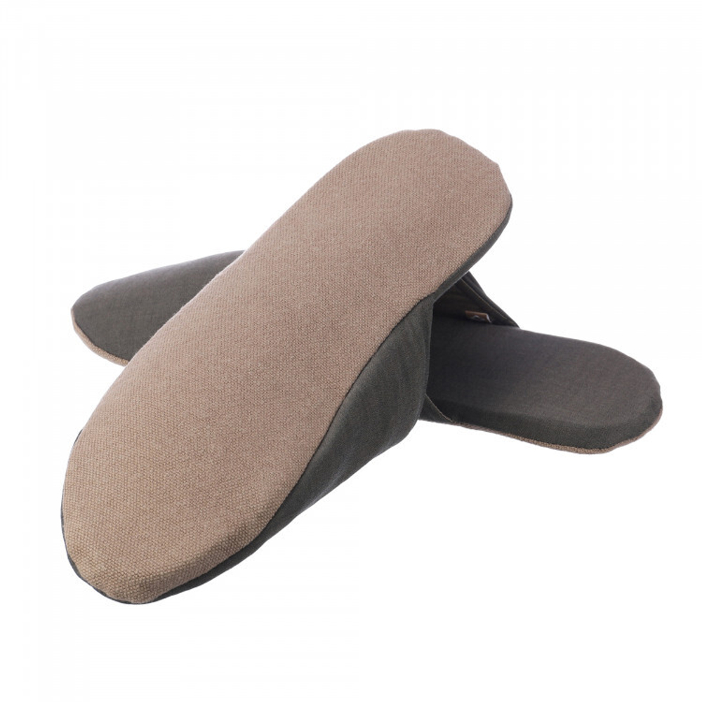 Домашние тапочки Celso de Lemos Дуо 970 серо-бежевые