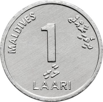 1 лари 2012 Мальдивы