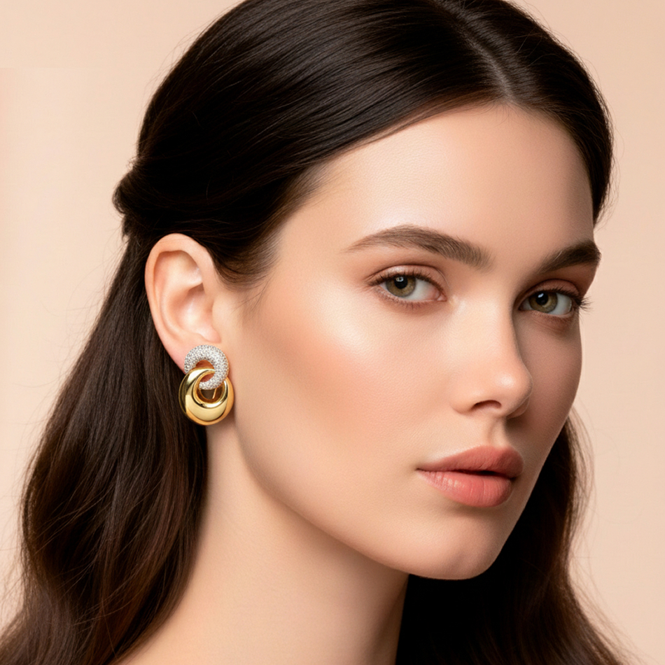 Серьги Fiore Luna AG210015E-001 G