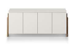 Тумба Basic 4 двери ширина 170 см (молочный)