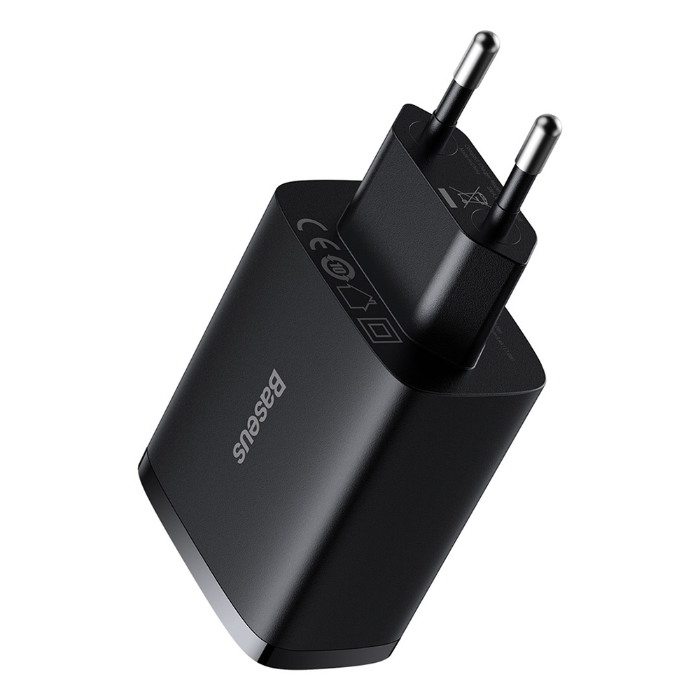 Зарядное устройство Baseus Compact Charger 3U 17W - Black