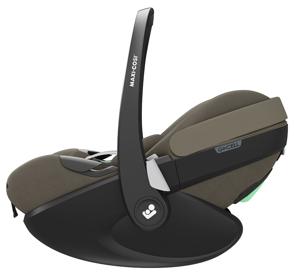 Автокресло Maxi-Cosi Pebble 360 Pro 0-13 кг с базой Family Fix 360 Prо 8052470111 Twillic Truffle/сер.беж (2024)