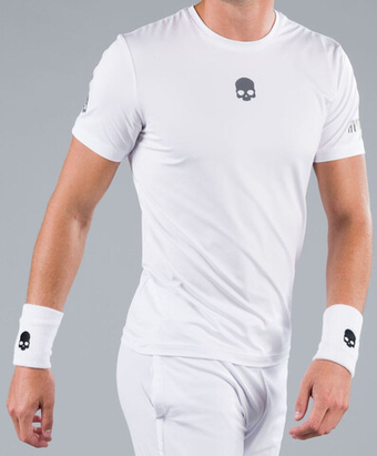 Мужская теннисная футболка Hydrogen Basic Tech Tee Man - белый