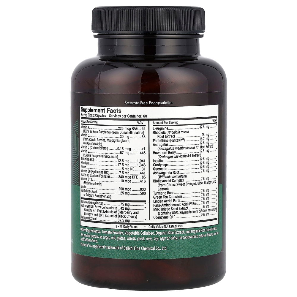 D'adamo, Polyvite® AB, мультивитаминная добавка, 120 капсул