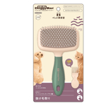 Сликер с каучуковыми зубчиками для особо чувствительной кожи кошек и собак, размер М