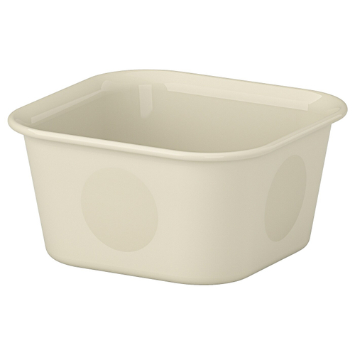 Органайзер IKEA NOJIG (НОЙИГ), Пластик, Бежевый, 10x10x5 см