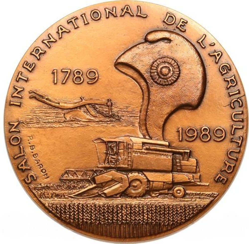 France, Fifth Republic, Concours Général Agricole, Bronze Medal, 1989