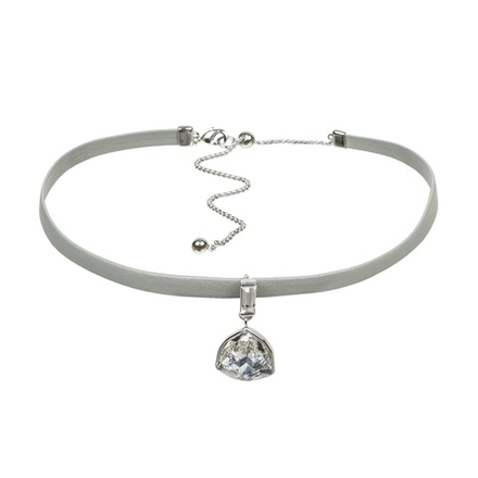 Колье Fiore Luna Crystal / Grey Leather B2110SW-N06.1 BW/S