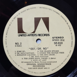 Винтажная виниловая пластинка LP James Bond 007 Dr. No (Motion Picture Sound Track Album) (Japan 1972) (No Obi)