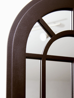 Зеркало на стену интерьерное в раме, фальш-окно "Окно-арка" 77*43 см Elenadecor