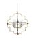 Подвесная люстра Lumina Deco Baltimore LDP 8020-4 GD+WT