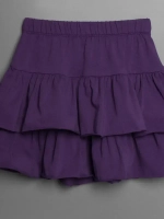 Летний костюм для девочки, лонгслив и юбка