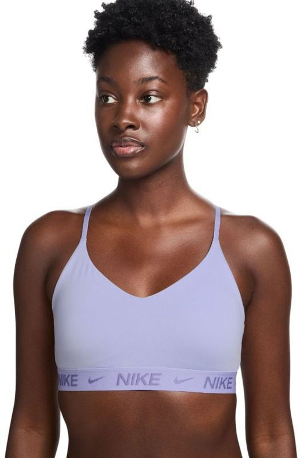 ТОП теннисный Nike Indy Light Support Padded Adjustable Sports - Фиолетовый