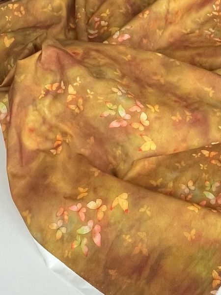 БАБОЧКИ НА РАЗМЫТОМ ФОНЕ, 100% ХЛОПОК 2