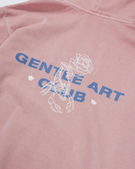 Худи KINGZ Gentle Art Club - Muted Pink