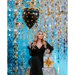 Фигура "Клубника черная с золотом"