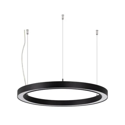 Светильник SP-CIRCLE-HANG-O3535-D500-28W Warm3000 (RAL9005, 120 deg, 230V) IP40 LED (Arlight, Алюминий) 049360