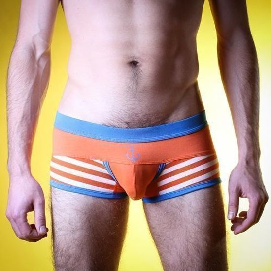 Мужские трусы хипсы оранжевые Paul Jones Orange Boxer