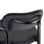 Стул барный LATITUDE Ror, Round, велюр, черный/черный