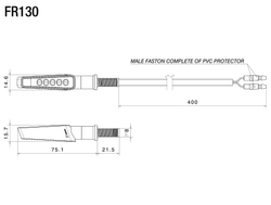 Rizoma Указатель поворота VISION FR130