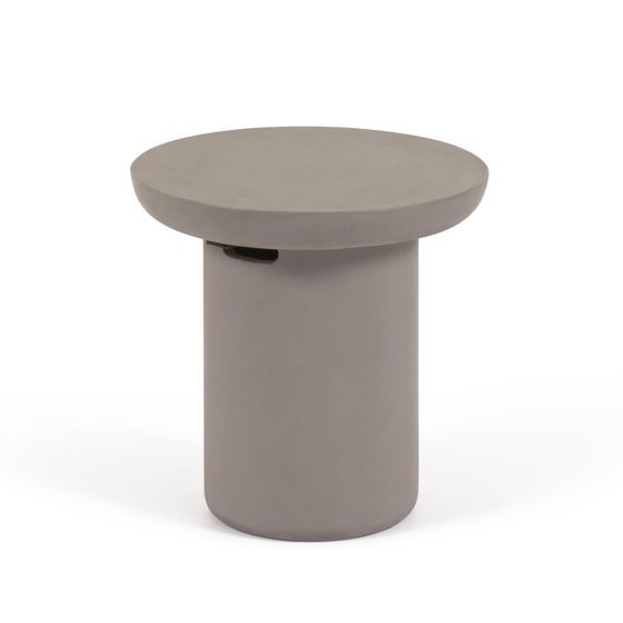 Журнальный столик из бетона Taimi Ø50 см серый