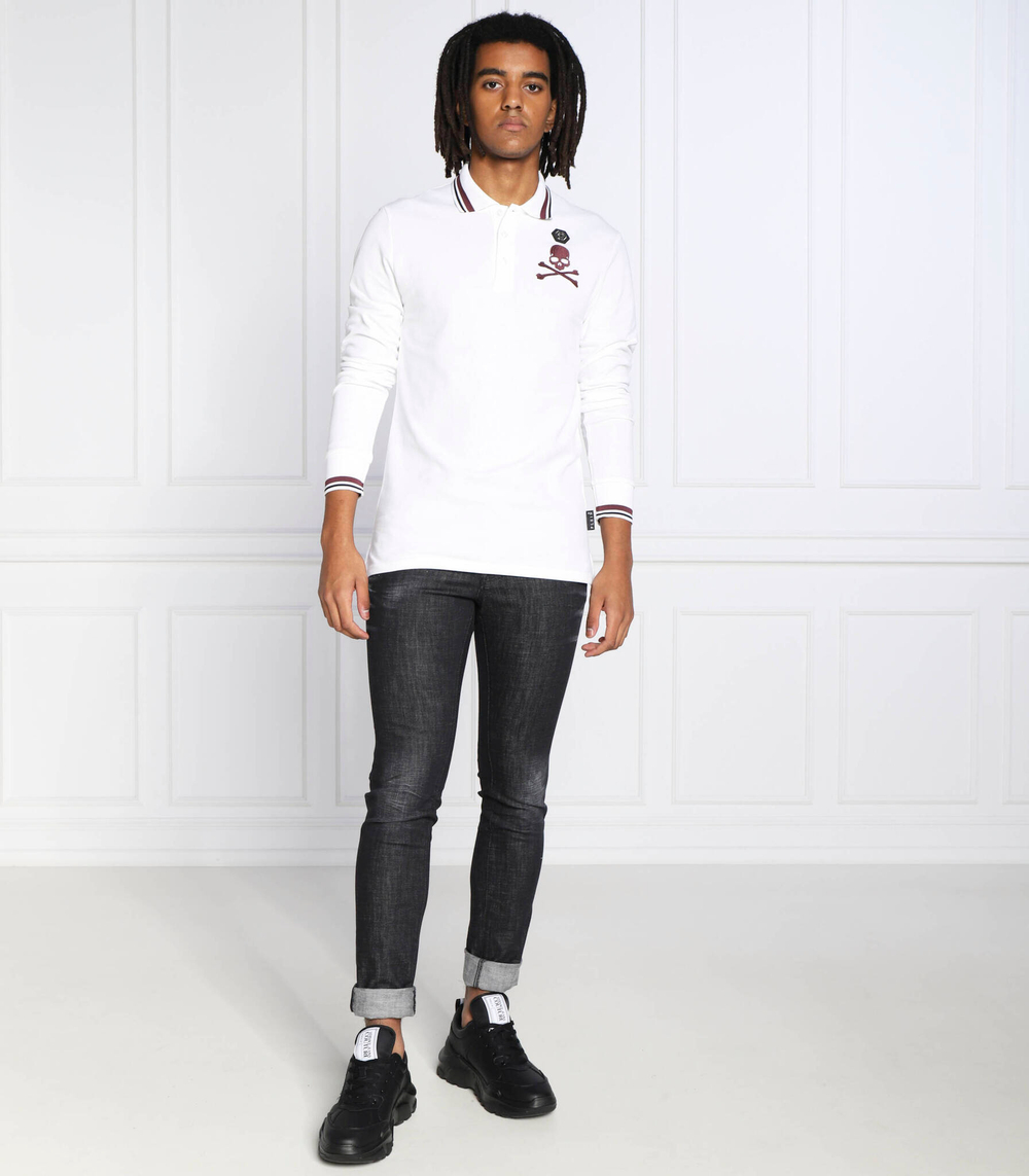 поло Philipp Plein - белый(MTK6000 PTE003N)