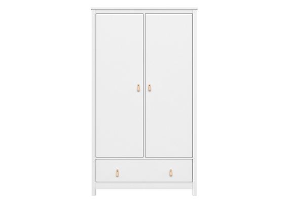 Шкаф Wood 2-х створчатый (белый)