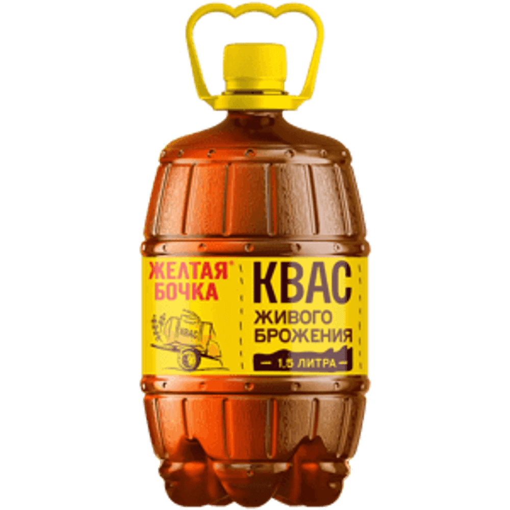 Квас ЖЕЛТАЯ БОЧКА 1,5/6 ПЭТ