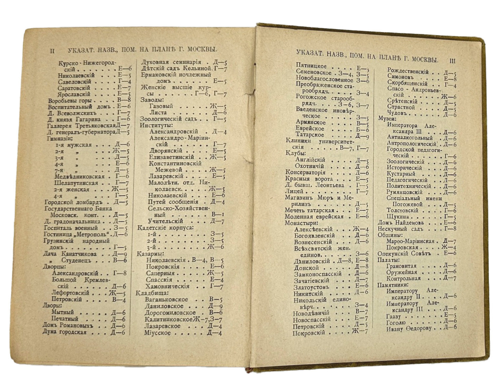 Москва. Путеводитель / Под ред. Е. А. Звягинцева и др. — М., Изд. т-ва Кушнерев и Ко, 1915
