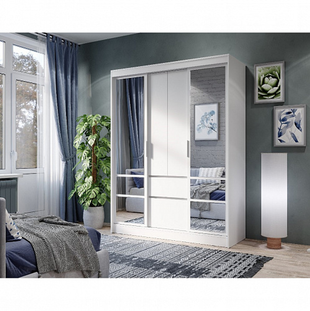 Шкаф-купе Симпл ШКК-06, белый