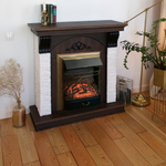 Каминокомплект Real Flame Corfino NT с очагом Majestic Lux Brass