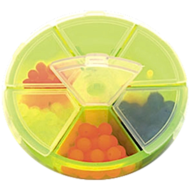 Бусинки Nautilus Rubber Beads In Flip Top Box 03-01110595  Coloured Soft Fluo