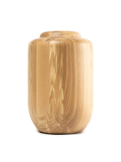 Деревянная ваза для декора из Ясеня