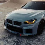 Карбоновая губа переднего бампера для BMW M2 G87 / 2 серии G42 БМВ тюнинг