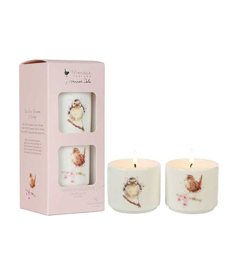 Цветок боярышника и шиповник подарочный набор 2 свечи, Wax Lyrical