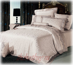 Комплект постельного белья  ANABELLA  жаккардовый люкс-сатин  (арт. 591-4 ) - евро