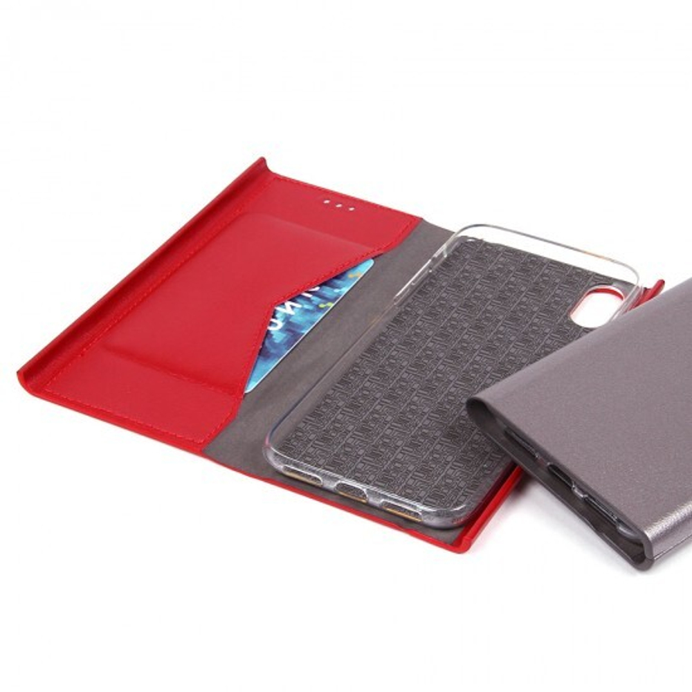 Чехол-книжка для iPhone X, 010885 Розовый