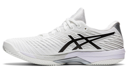 Мужские кроссовки теннисные Asics Solution Speed FF 2 Clay - white/black