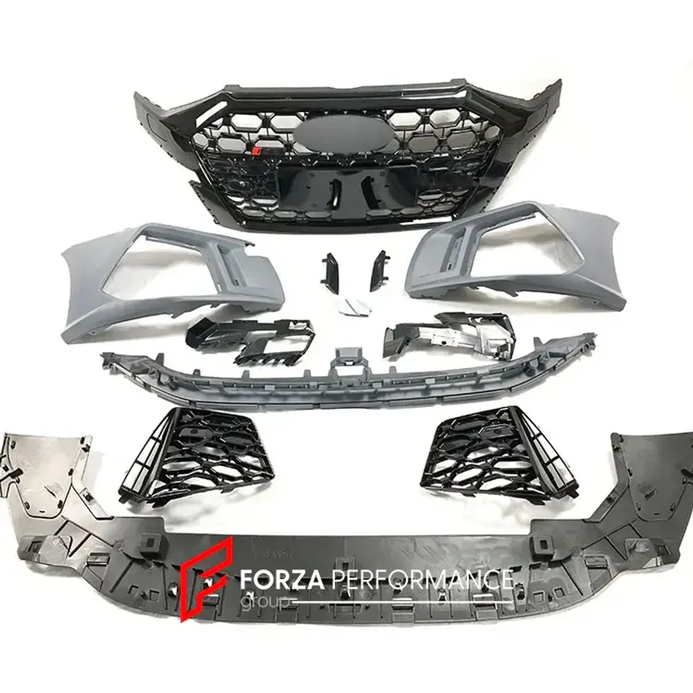 Передний бампер с решеткой радиатора для AUDI A3 8Y 2020 - 2021 в стиле RS3