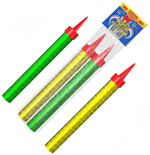 РС1920 Фонтаны в торт "Настольный фонтан 120" (40 секунд) (1 упаковка / 2 штуки)