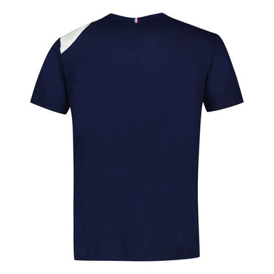 Мужское теннисное поло Le Coq Sportif N°1 T-Shirt Men - Dark Blue, White