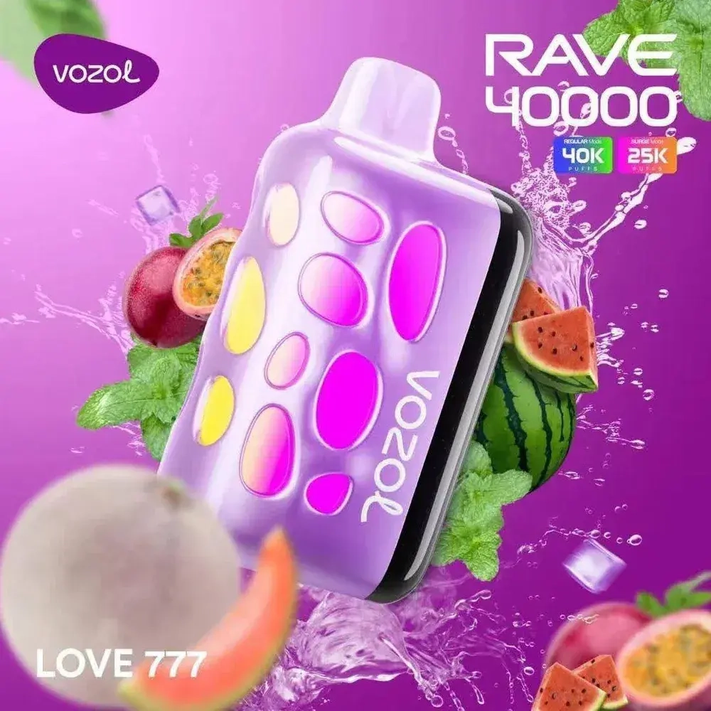 Vozol RAVE 40000 - Love 777 (5% nic)