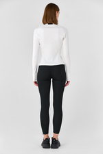 Лонгслив приталенный с рельефом