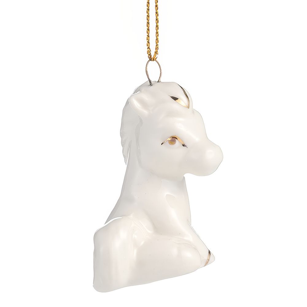 ПОДВЕСКА НА ЁЛКУ "ЛОШАДКА" 4,5*2,5*7 СМ